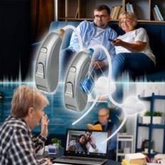 Delmicure VHP-702 Duo dzirdes aparāts ar skaļuma kontroli un režīmiem