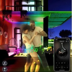 RGB 30 m IP68 LED-nauha vedenpitävä ulkona kaukosäätimellä ja Bluetooth-ohjaimella