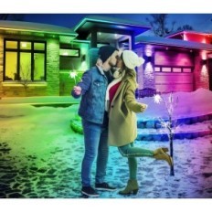 RGB 30 m IP68 LED-Band wasserdicht im Freien mit Fernbedienung und Bluetooth-Steuerung