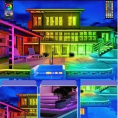 RGB 30 m IP68 LED ταινία αδιάβροχο υπαίθριο με τηλεχειριστήριο και έλεγχο Bluetooth