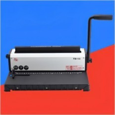 Machine de liaison TD-13 pour les crêtes de fil 3: 1, 12 feuilles, 140 pages, trous carrés