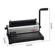 TD-13 binding machine for wire ridges 3: 1, 12 sheets, 140 pages, square holes