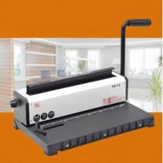 Machine de liaison TD-13 pour les crêtes de fil 3: 1, 12 feuilles, 140 pages, trous carrés