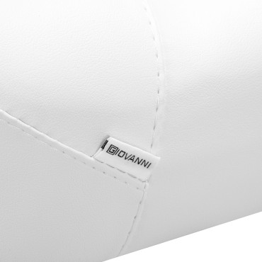 Tabouret podologie Giovanni 1005 blanc — gros plan étiquette