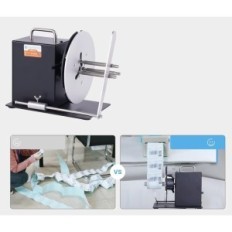 Etiqueta automática Winder Yuchengtech R7 100 mm Ø 185 mm Exposición