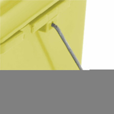 Cesta Contenedor para segregación Clasificación de basura y residuos - Amarillo 10L