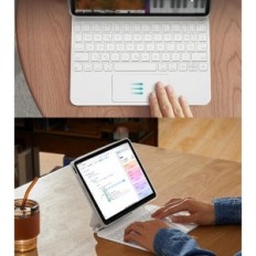 Case de teclado magnético Rebound ESR 6B022 360 para iPad Pro 11 Branco