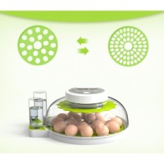 Damaged incubator for eggs 18 chickens and 60 with Howuxzo humidity control