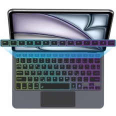 Beskadiget Magic Tastatur til iPad Air 13 "M3 2025 Sengbirch Qwertz Tysk, Sort Udstilling