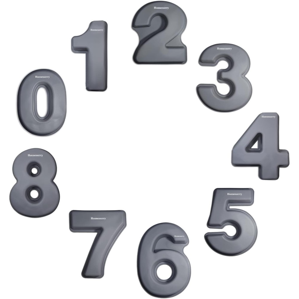 Silicone cake for cakes. Numbers 0-8, form for birthday cake