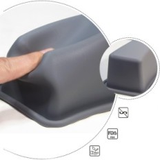 Silikonkuchen für Kuchen. Zahlen 0-8, Form für Geburtstagstorte