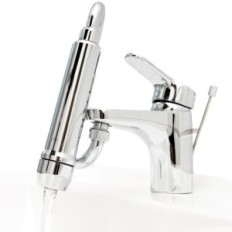 Razstava Sanquell Legionella Filter za pipe Chrome Medical Videz