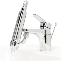 Exhibition Sanquell Legionella Filter for Tap Chrome Medical Appearance