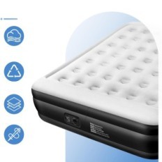 Gmornxen Queen 203x157x47 cm Matelas avec une pompe après réparation