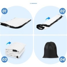 Gmornxen Dronning 203x157x47 cm Madras med en pumpe efter reparation