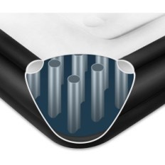 Gmornxen drottning 203x157x47 cm madrass med en pump efter reparation