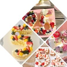 Brukt silikonkake for kaker siffer 0-8, form for bursdagskake