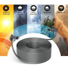 Cable PONJEL STARLINK 46M usado, resistente al agua, ideal para satélites v2