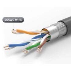 Cable PONJEL STARLINK 46M usado, resistente al agua, ideal para satélites v2