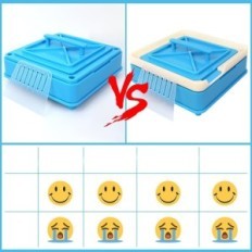 Macchina per capsula usata 00 E-FEILAI 100 Maniglia per riempire capsule blu