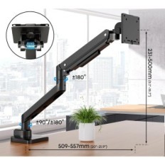 Lietoti Putorsen LDT69-C012 Monitora turētājs 17-49 collas Regulējama gāze 2-20 kg