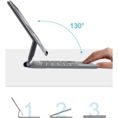 USZKODZONY/NIEKOMPLETNY Etui z klawiaturą WINCHKING do iPad Air 13 (M3/M2) i iPad Pro 12.9 3-6 gen czarne