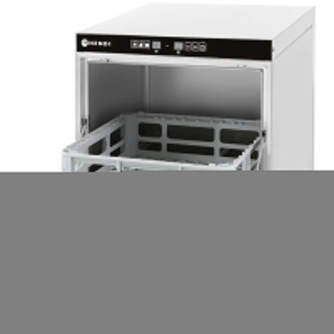 Bar opvaskemaskine briller + dispenser + pumpe kurv 40x40cm 230v 3 programmer