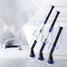 Elektrische drahtlose Reinigungsbürste 8 Fliesenköpfe und -böden