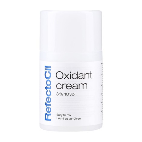 Crème de peroxyde d'hydrogène Refectocil 3% en flacon de 100ml avec applicateur — vue de face