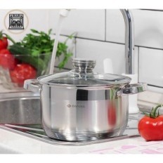 Käytetyt Daniks Standard Pot 2.9L Ø18cm Ruostumaton teräs induktiolle