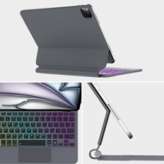 Použité Sengbirch Qwertz Klávesnica pre iPad AIR 13 M2 2024, 13``, čierna