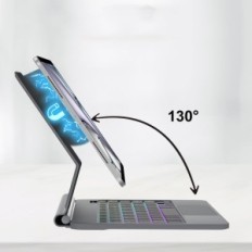 Použité Sengbirch Qwertz klávesnice pro iPad Air 13 m2 2024, 13``, černá