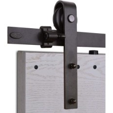 CCJH 244CM RETRO STEEL SISHE Durų sistema 2 medinėms durims