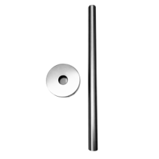 Tubo de baño de tubo separado 360 ° con ducha de latón de acero