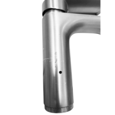 Freistehende Tube Badewanne 360 ° mit Duschstahl Messing