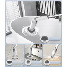 Used Electric Brush Leebein YMG-820 for floors, windows cleaning, white