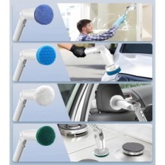 Cepillo eléctrico usado Leebein YMG-820 para pisos, limpieza de ventanas, blanco