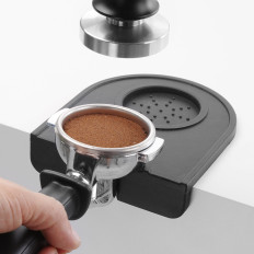 Tapis de protection pour plan de travail sous le tamper à café - simple.