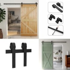 Wolfbird A55SFS Barn Door 167cm Skyvedører Rack Dører