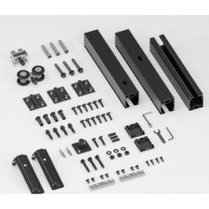 Kokkuklapitavad uksekomplekt 102cm / 3,3ft Bonikluba P33SZB-CF Black