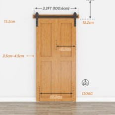 Dobrável porta Fide Têxtil Têxtil SankeyTew Black - Dual Bifold