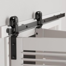 Set voor vouwdeur 100cm CCJH F33SFS 3.3ft - 2 Wings, zonder deur