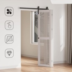 Sada pro skládací dveře 100cm CCJH F33SFS 3.3ft - 2 křídla, bez dveří