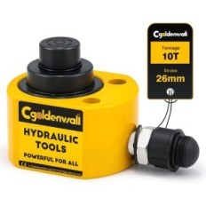 UŻYWANE Podnośnik hydrauliczny 10T CGOLDENWALL ultra płaski skok 26mm