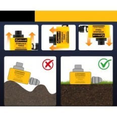 Utilisé 10T CGOLDENWALLWALL Hauteur pliable à plat ultra-plat 26mm