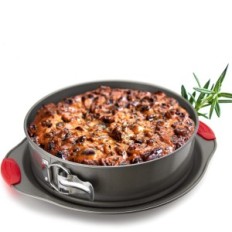 Konyha, sajttorta és szilikon nyéllel rendelkező sütemény nélkül, 26cm-es keményítő