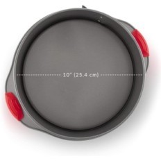 Forma de 2 26cm embalagens tochas sem aparente para cheesecake e bolos com alças de silicone