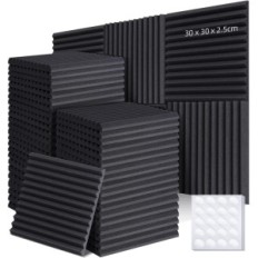 Ohuhu acoustic foam, 12 pieces, sound insulation to studio