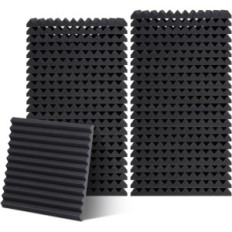Ohuhu acoustic foam, 12 pieces, sound insulation to studio