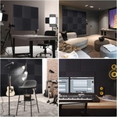 Ohuhu acoustic foam, 12 pieces, sound insulation to studio
